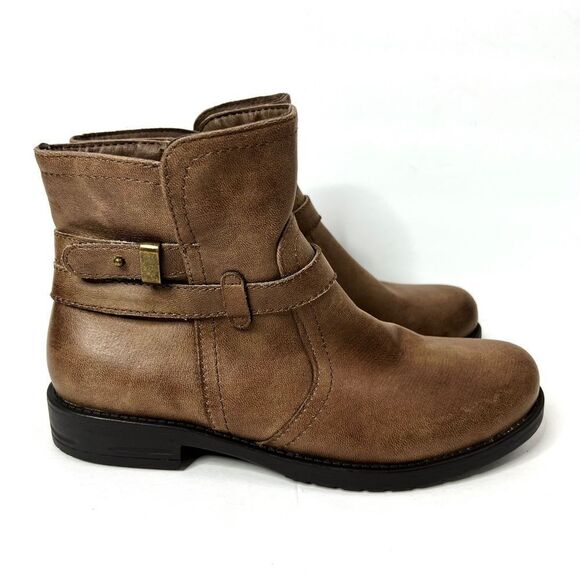 Wear.Ever. Tan Ankle Bootie “CASH” - Picture 2 of 7
